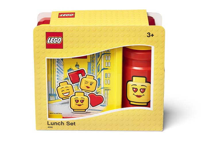 Set pentru pranz LEGO Iconic rosu-galben