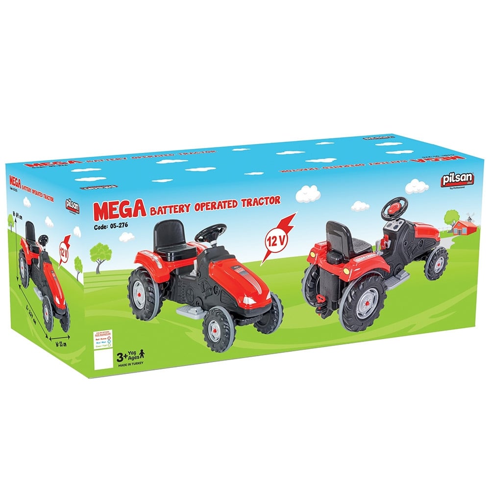 Tractor electric Pilsan Mega 05-276 red - 2 | YEO