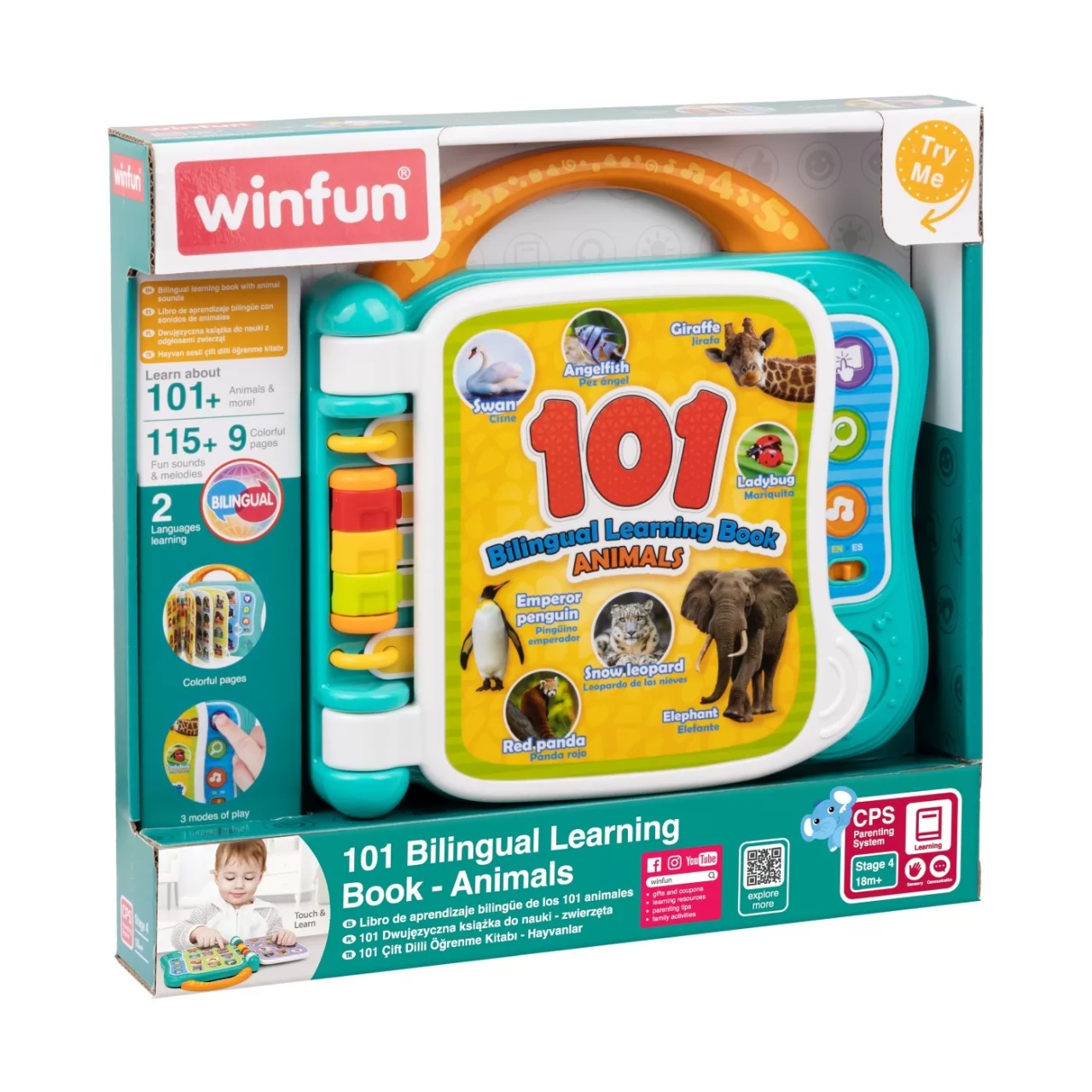 Winfun Carticica Bilingva Pentru Invatarea Animalelor - 2 | YEO