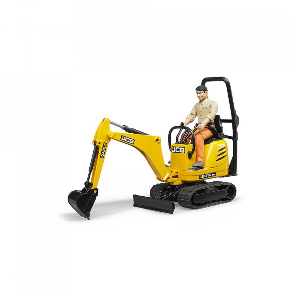 Bruder - Micro Excavator Jcb 8010 Cts Si Muncitor - 3 | YEO