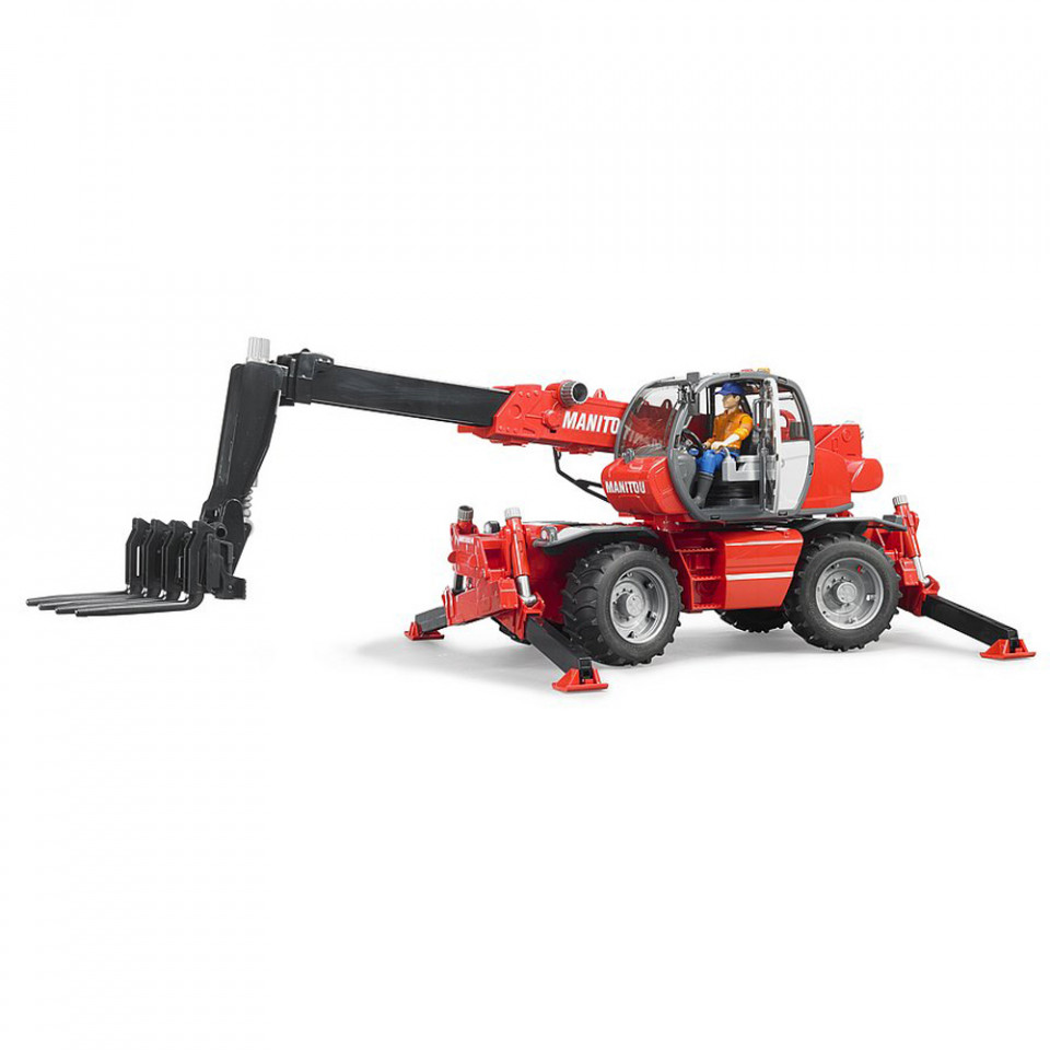 Bruder - Stivuitor Telescopic Cu Accesorii Manitou Mrt 2150 - 2 | YEO