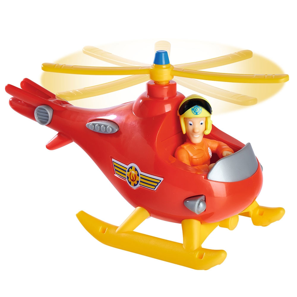 Elicopter Simba Fireman Sam Wallaby cu figurina Tom - 1 | YEO