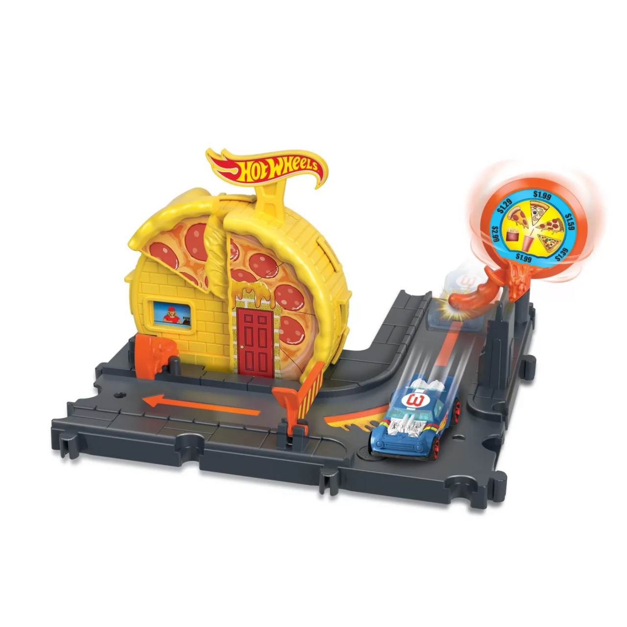 Hot Wheels City Explorer Speedy Pizza Pick Up - 2 | YEO