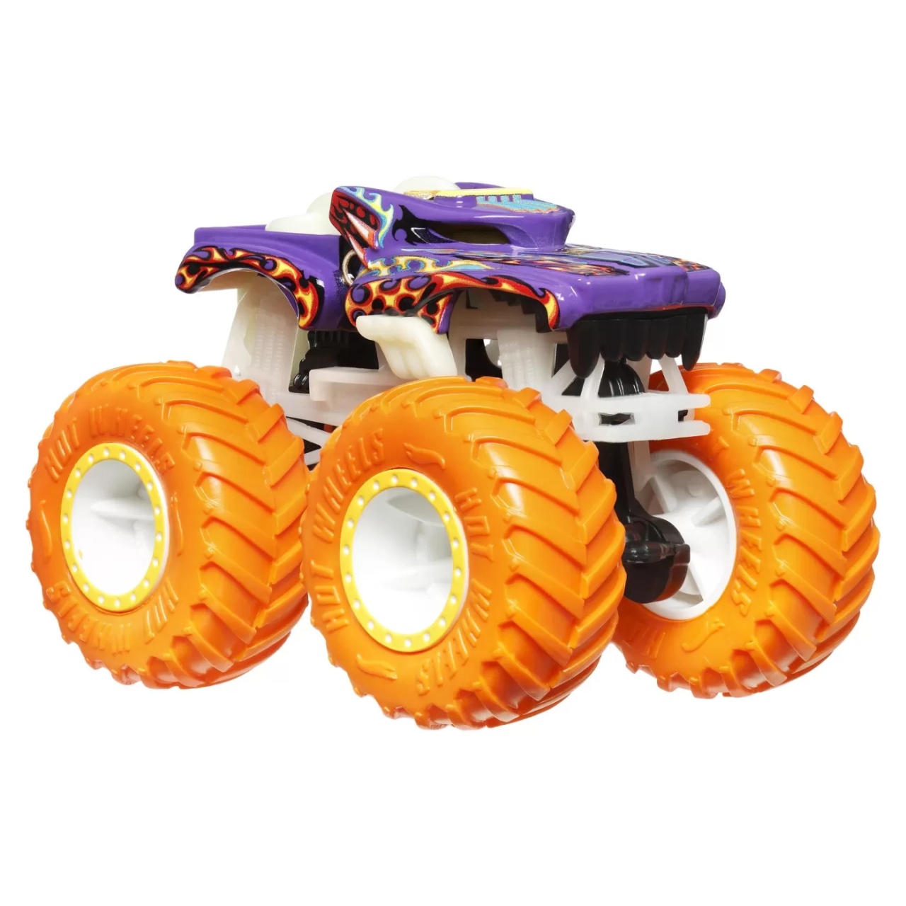 Hot Wheels Monster Truck Glow In The Dark Masinuta Hotweiler Scara 1:64 - 3 | YEO