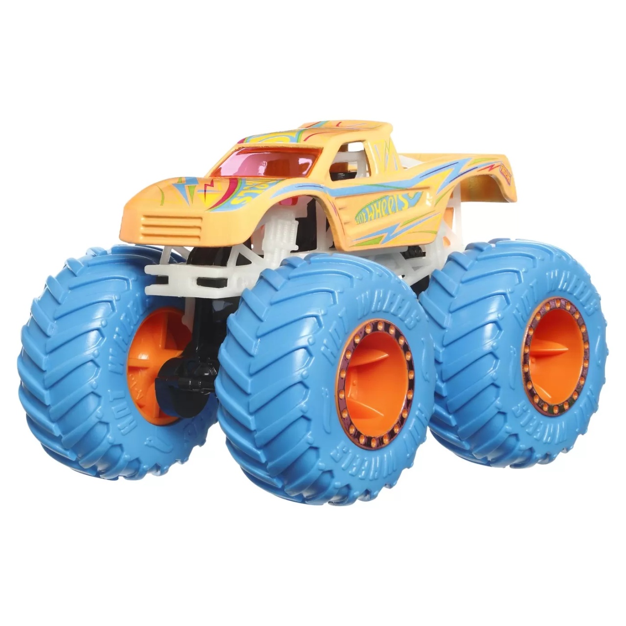 Hot Wheels Monster Truck Glow In The Dark Masinuta Podium Crasher Scara 1:64 - 1 | YEO