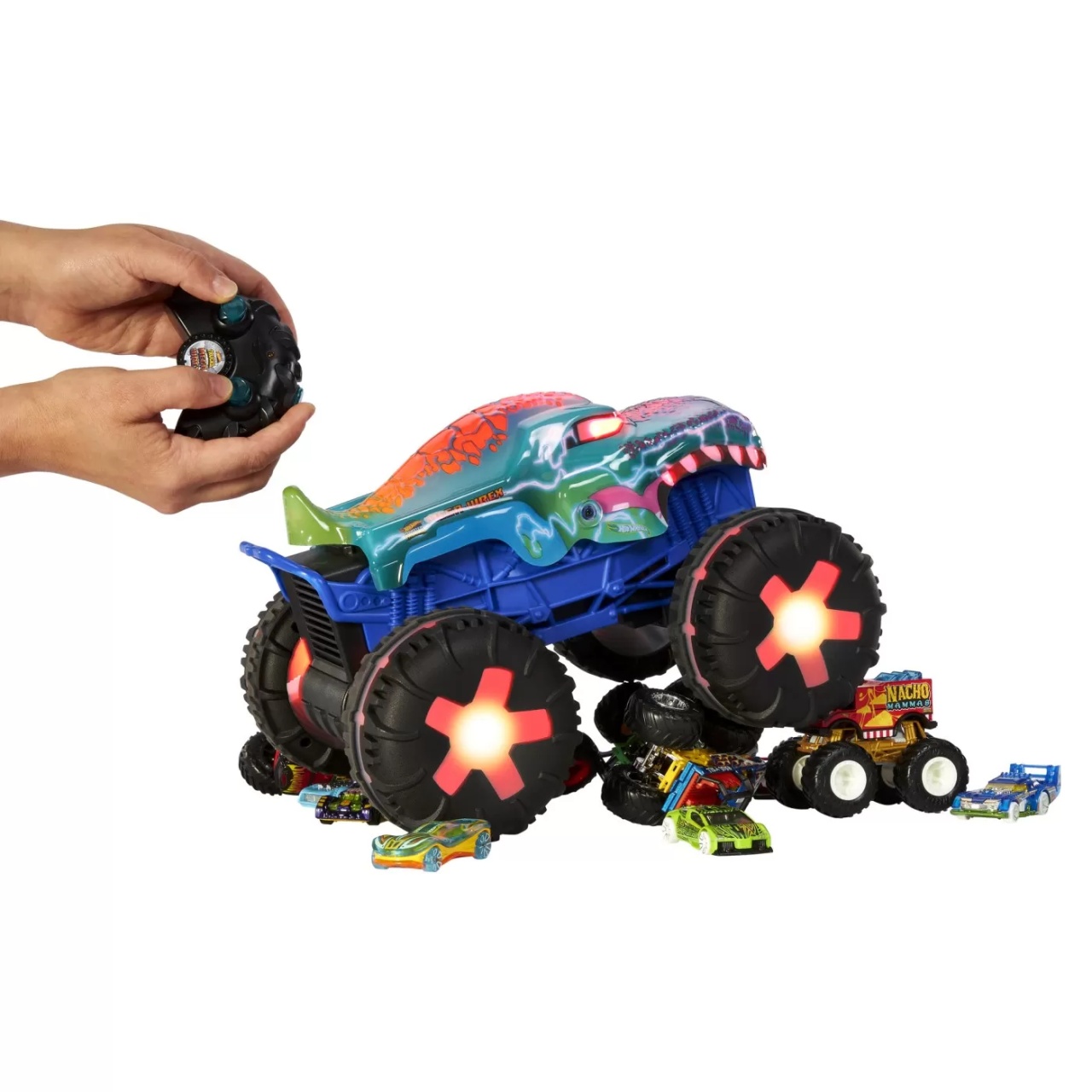 Hot Wheels Monster Truck Mega Wrex Alive Rc Scara 1 La15 - 3 | YEO