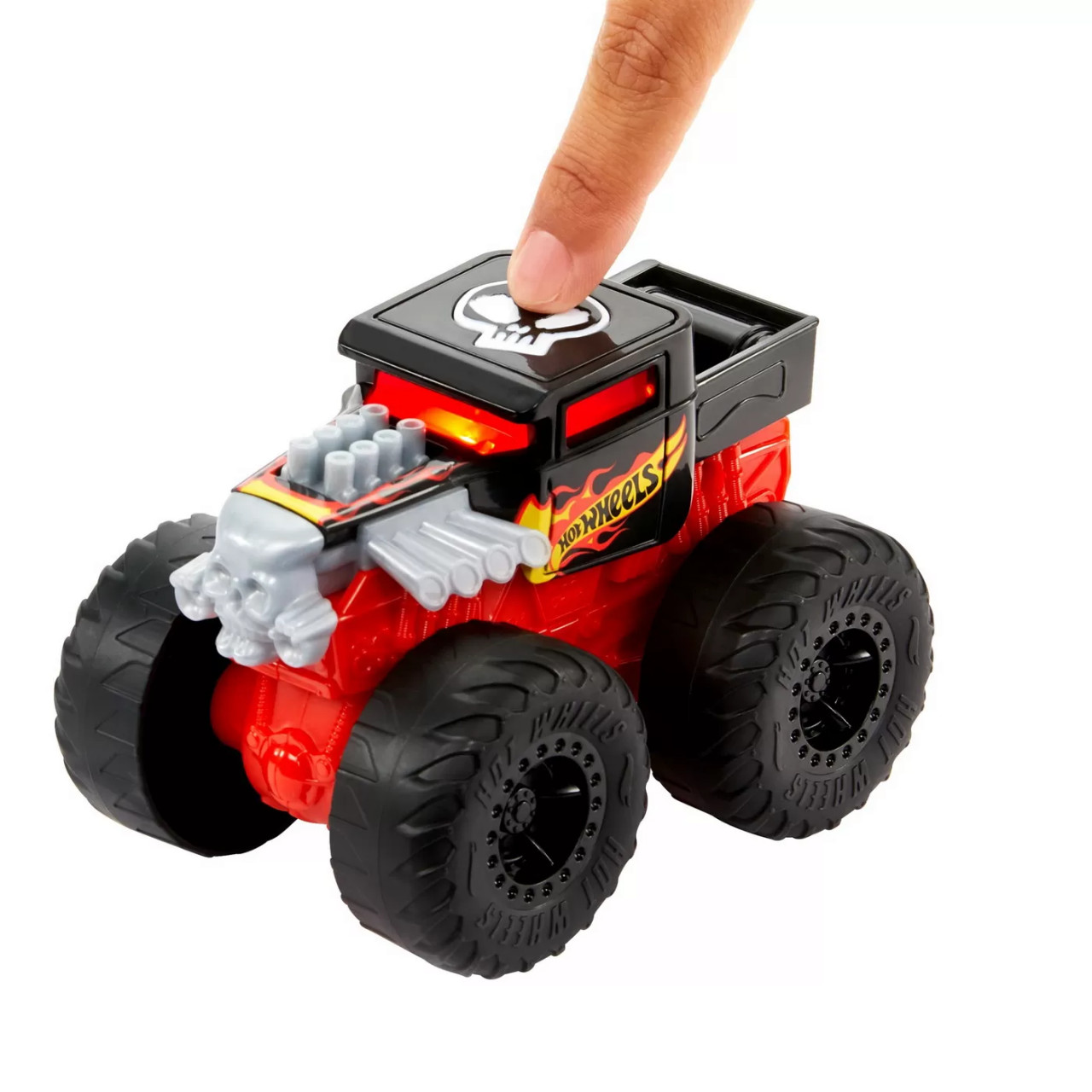 Hot Wheels Monster Truck Roarin Wreckers Bone Shaker Cu Functii Si Sunete Scara 1:43 - 2 | YEO