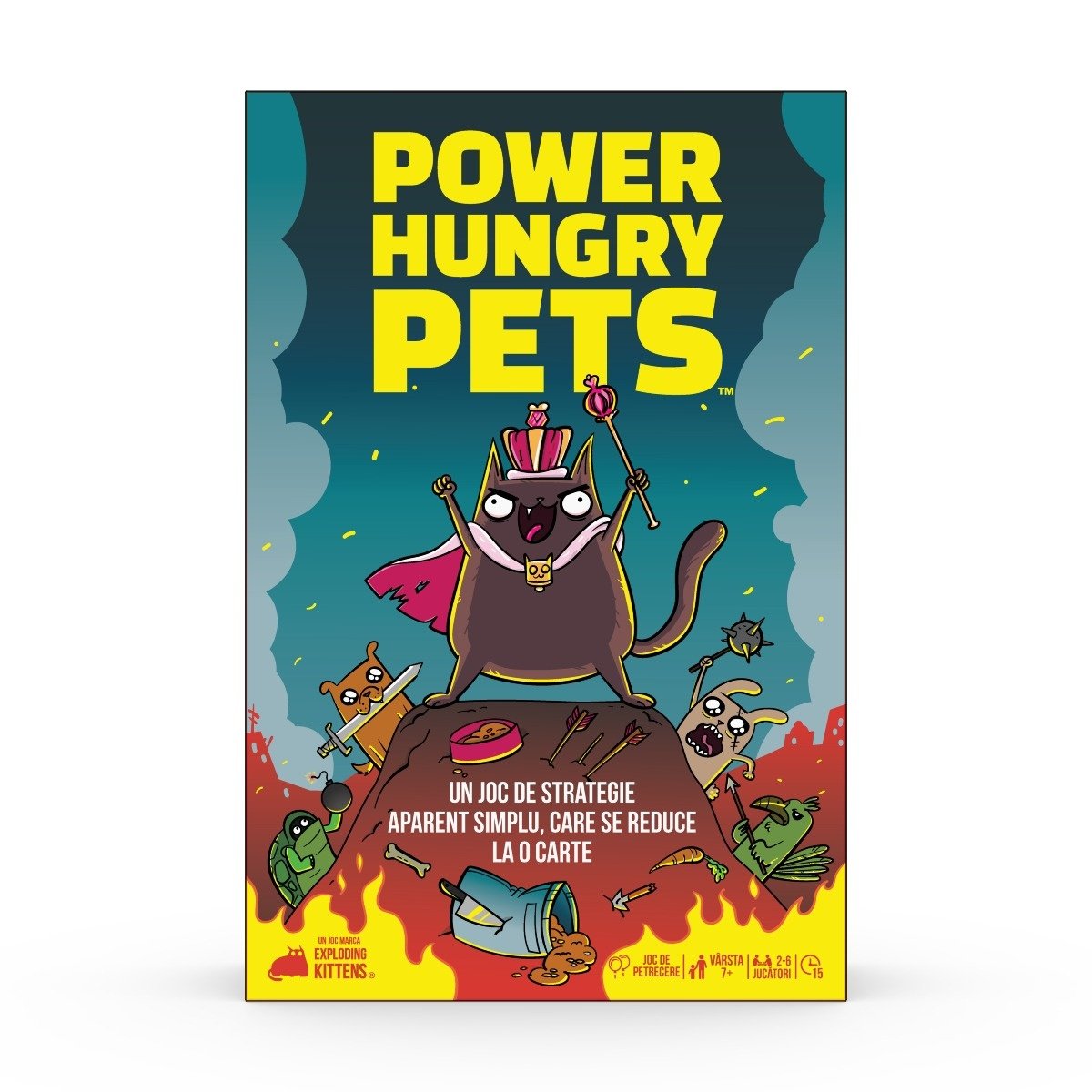 Joc de societate Power Hungry Pets, limba romana - 2 | YEO