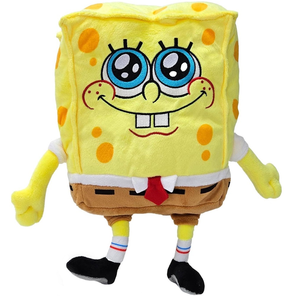 Jucarie din plus SpongeBob zambind, 22 cm (asezat)