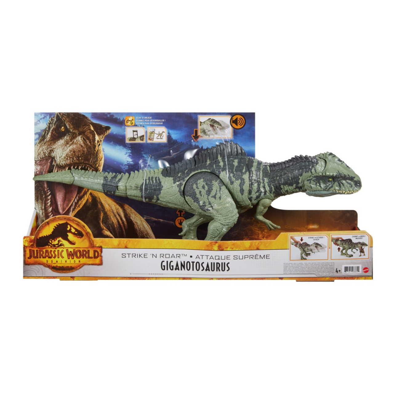 Jurassic World Strike N Roar Dinozaur Giganotosaurus - 2 | YEO