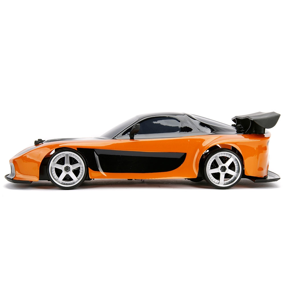 Masina Jada Toys Fast and Furious Mazda RX-7 Drift cu anvelope si