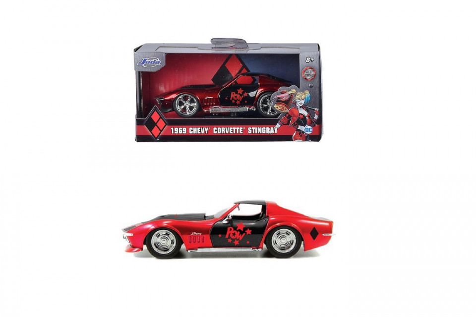 Ieftin Simba Masina Metalica Harley Quinn 1969 Corvette…