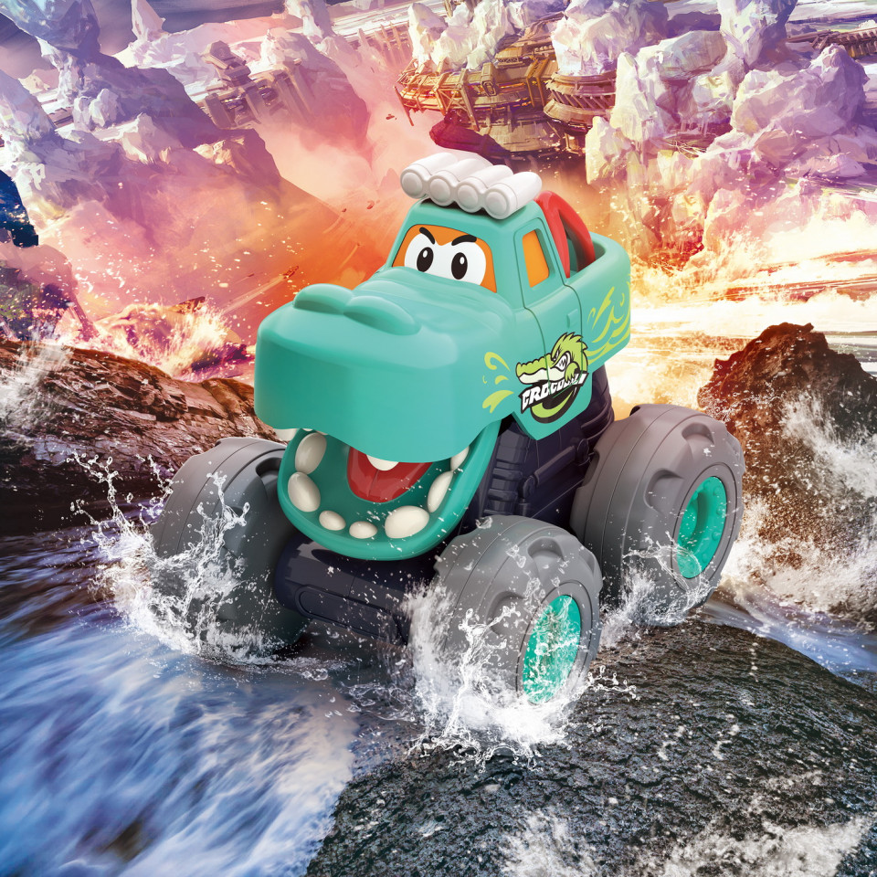 Masinuta Bebe Monster Truck Crocodilul - 2 | YEO