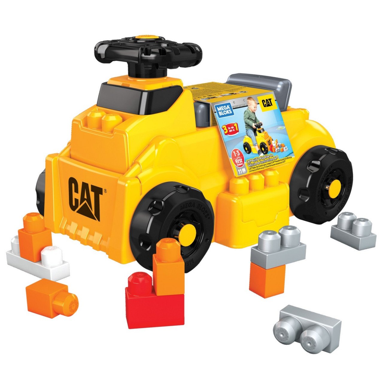 Mega Bloks Vehicul De Construit Cat 10 Piese - 2 | YEO