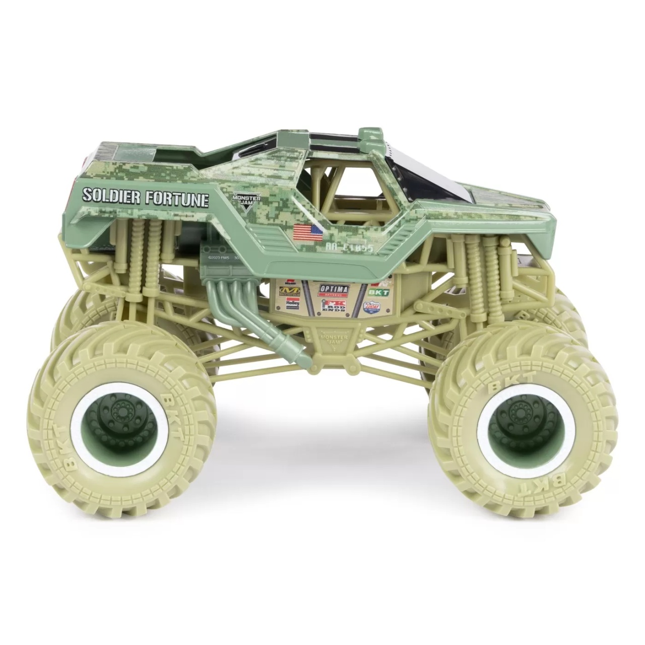 Monster Jam Masinuta Metalica Soldier Fortune Scara 1:24 - 1 | YEO