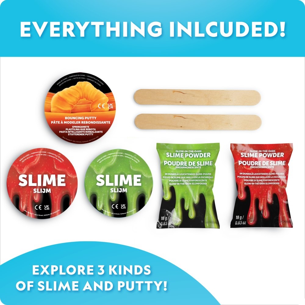 National Geographic - Set educativ experiment de creare Slime si Plastilina - 2 | YEO