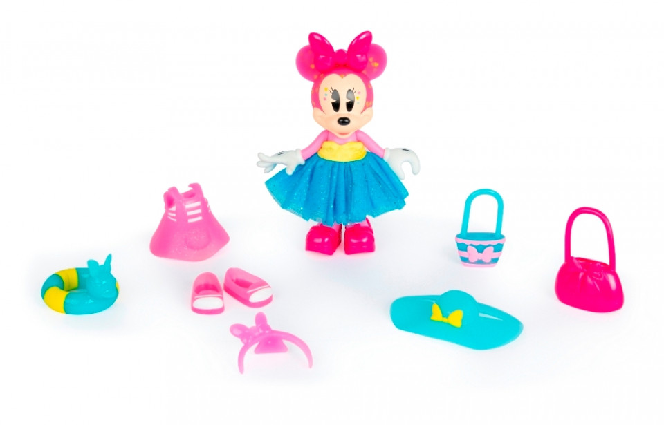 Papusa Minnie Cu Accesorii - Fluffy Famingo