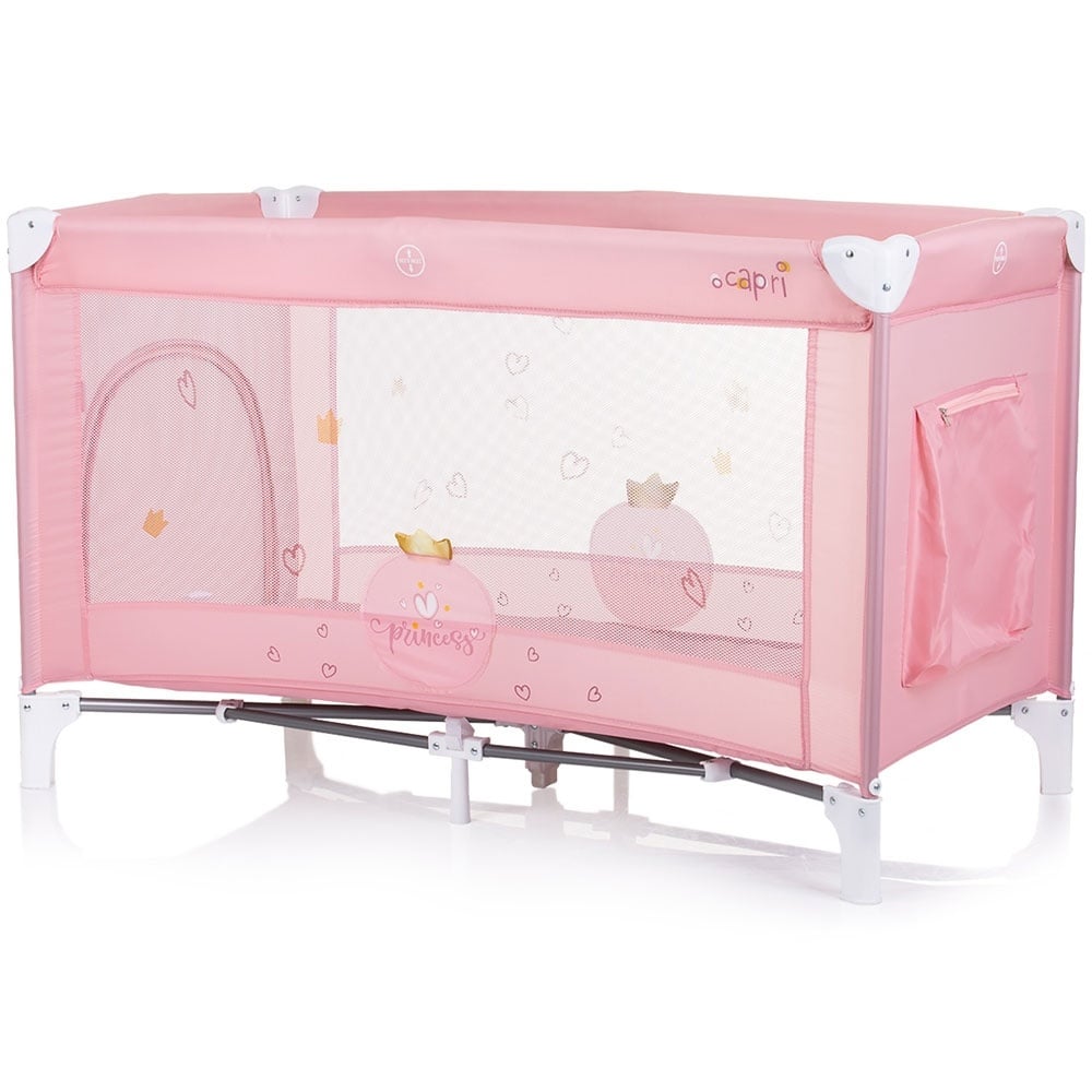 Patut pliabil Chipolino Capri Princess pink - 1 | YEO