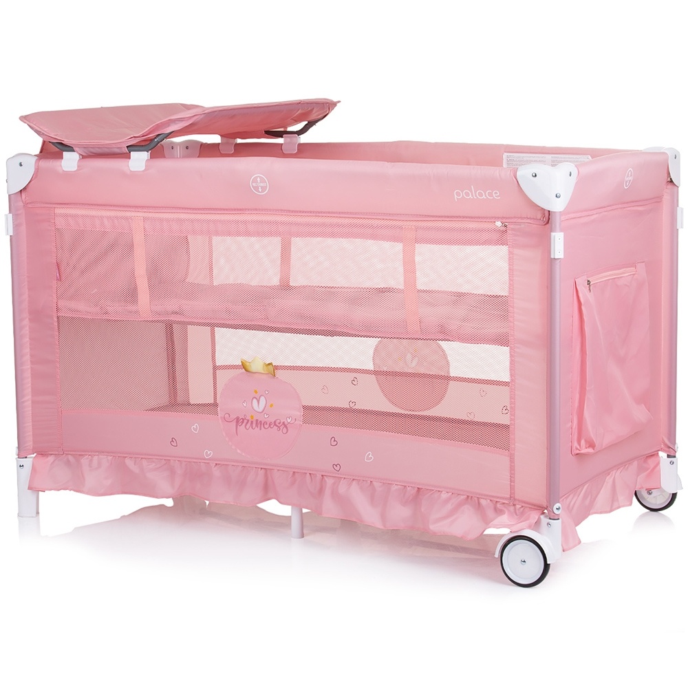 Patut pliabil Chipolino Palace Princess pink - 3 | YEO