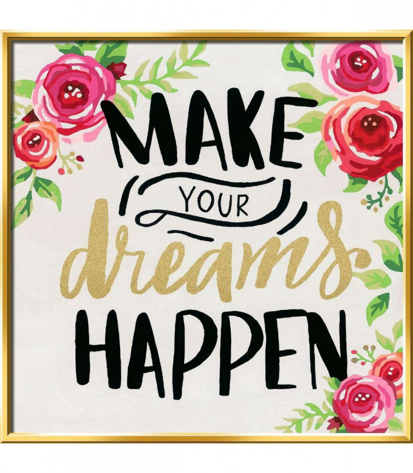 Pictura Pe Numere - Make Your Dreams Happen - 2 | YEO