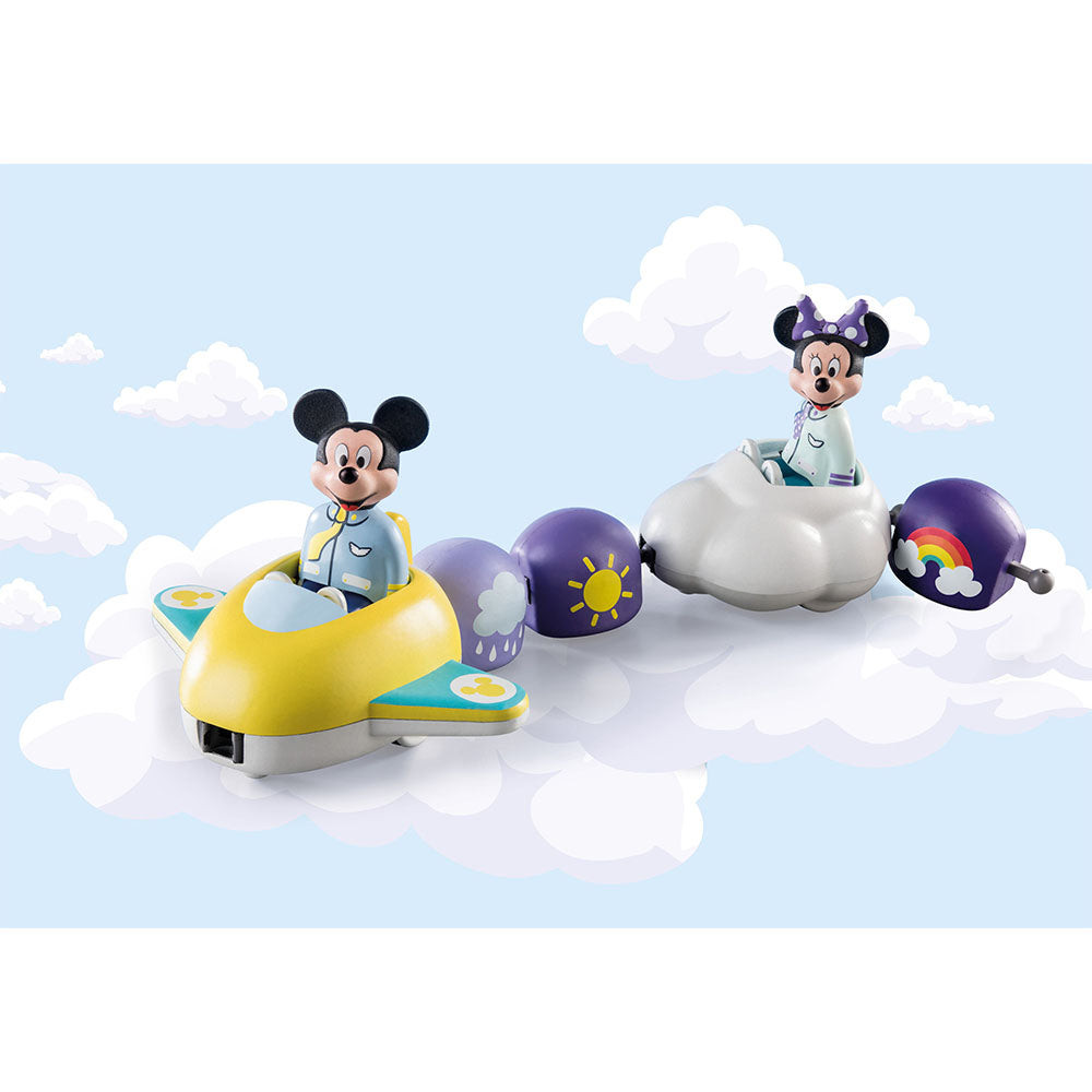 PLAYMOBIL - 1.2.3 & DISNEY: ZBORUL LUI MICKEY SI MINNIE PRINTRE NORI - 2 | YEO