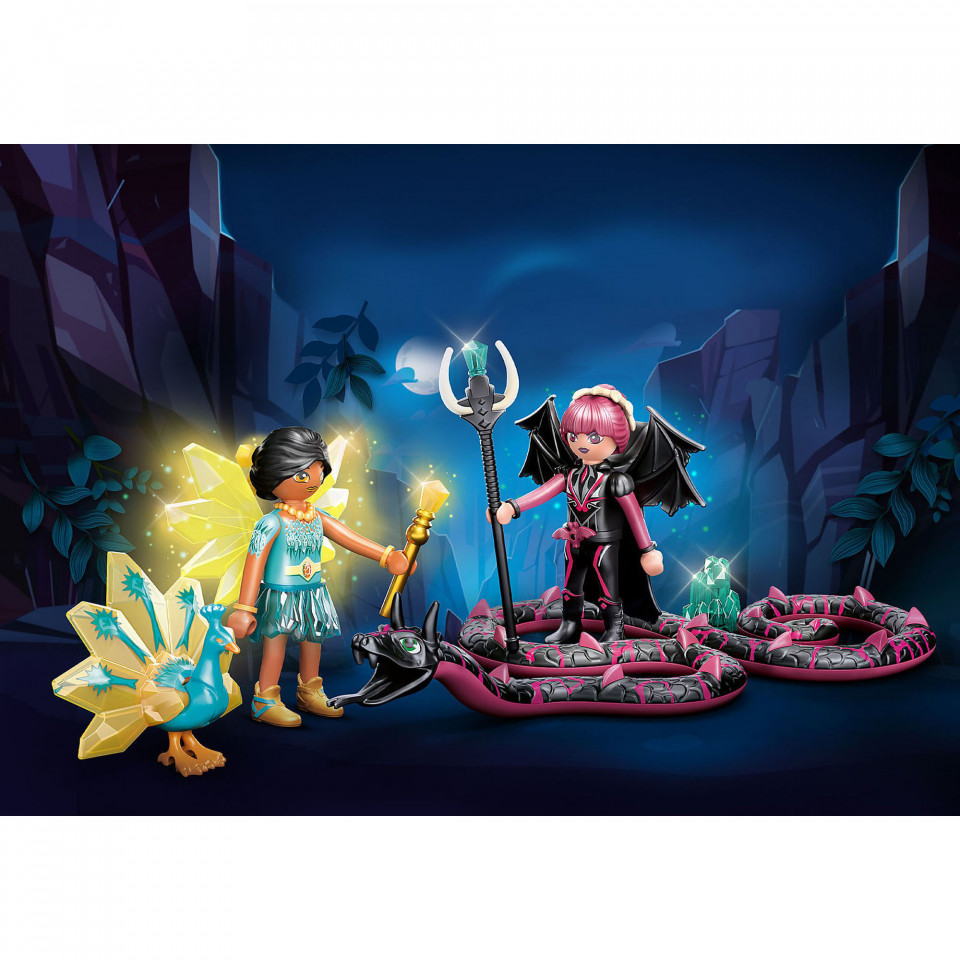 Playmobil - Crystal Fairy Si Bat Fairy Cu Animalul De Suflet - 3 | YEO