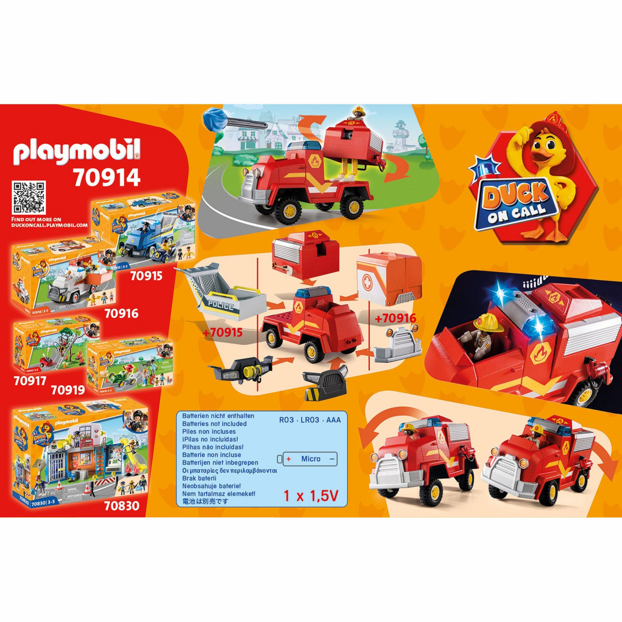 Playmobil - D.O.C - Masina De Pompieri - 2 | YEO