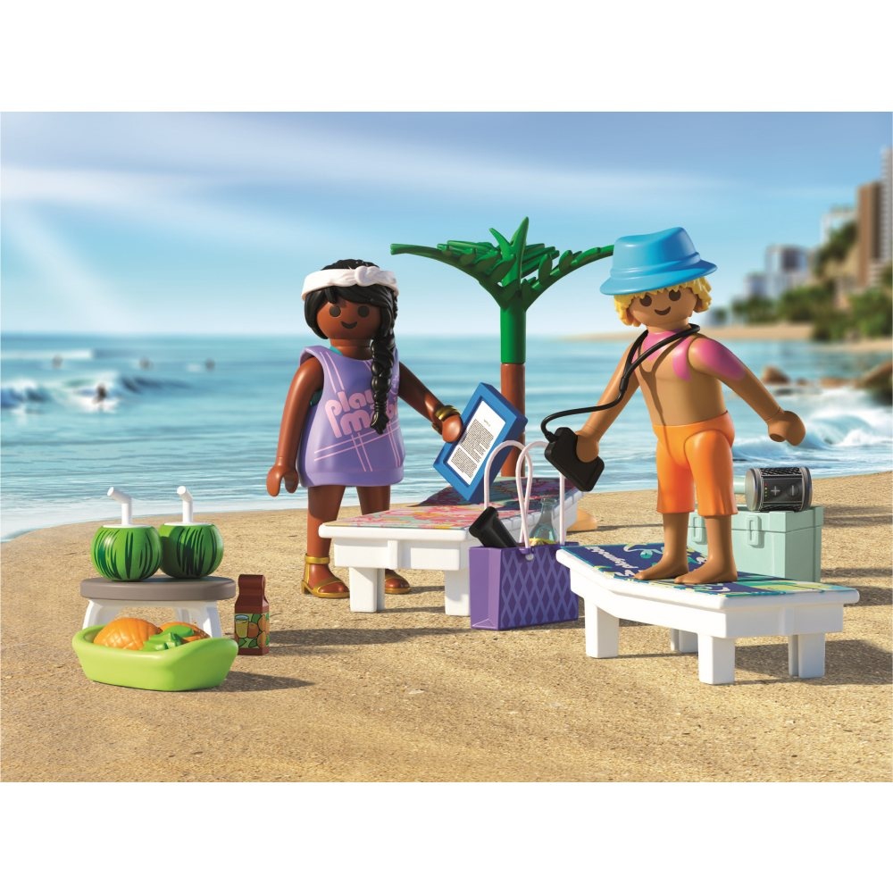 Playmobil - Jucarie de rol Cuplu de tineri la plaja - 3 | YEO