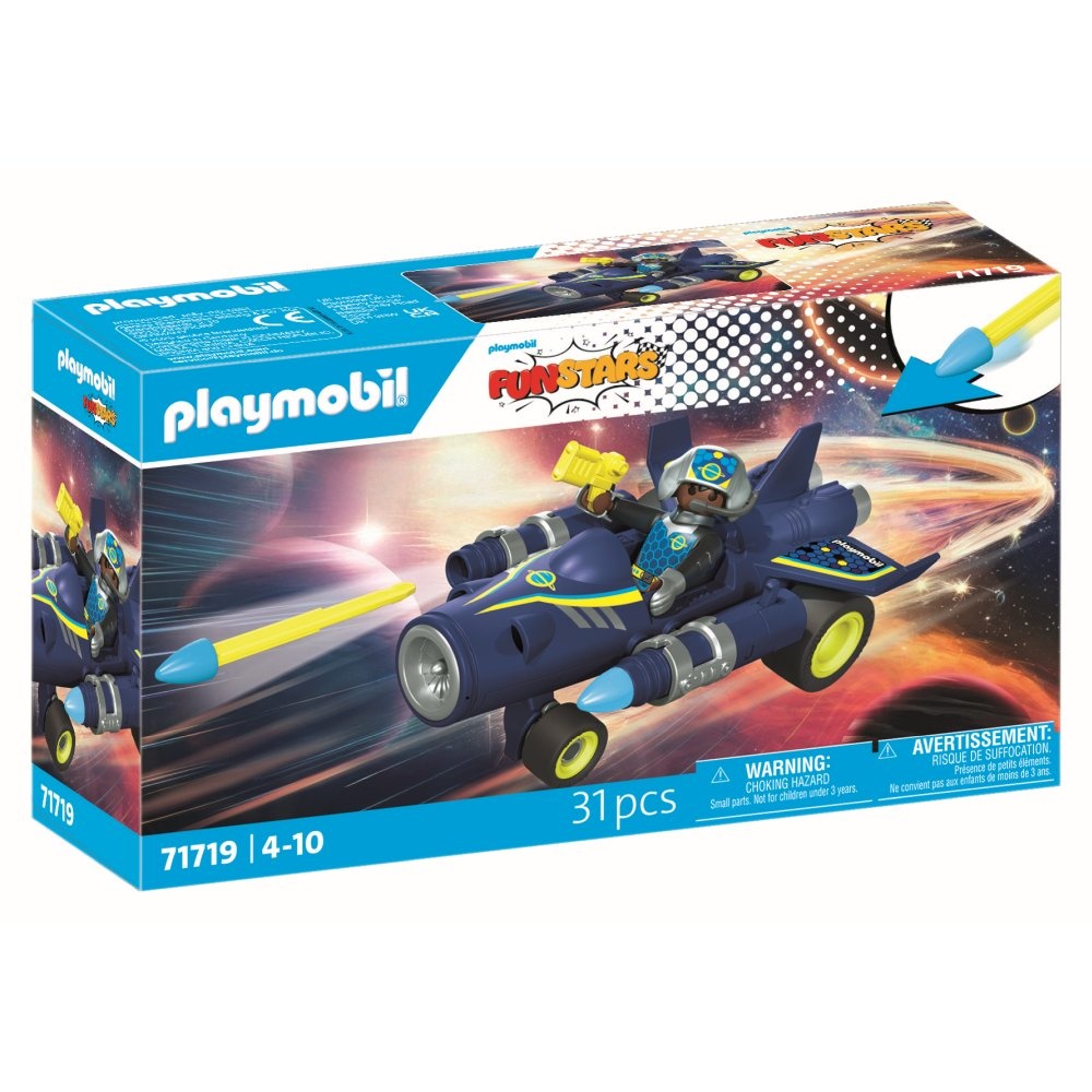 Playmobil - Jucarie de rol Cursa cu naveta spatiala - 1 | YEO