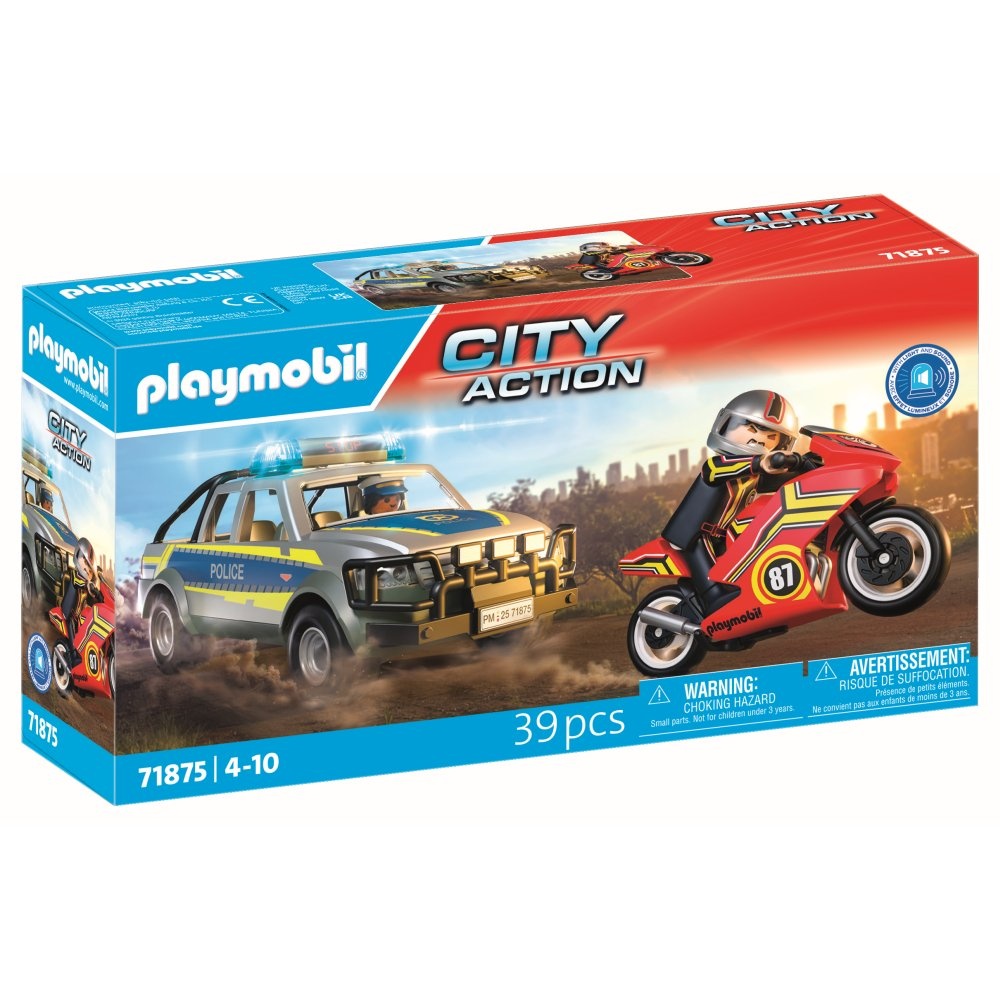 Playmobil - Jucarie de rol Politia in urmarire - 1 | YEO
