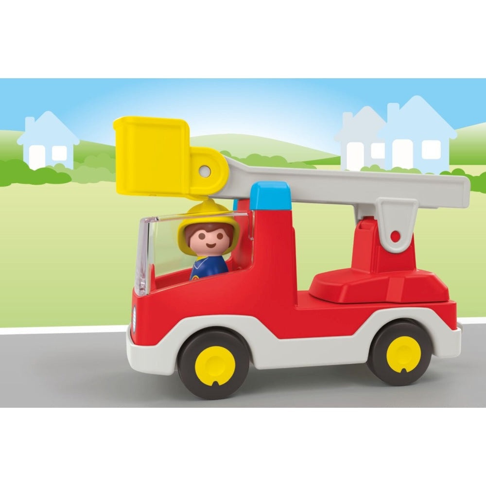 Playmobil Junior - Camion cu pompier - 3 | YEO