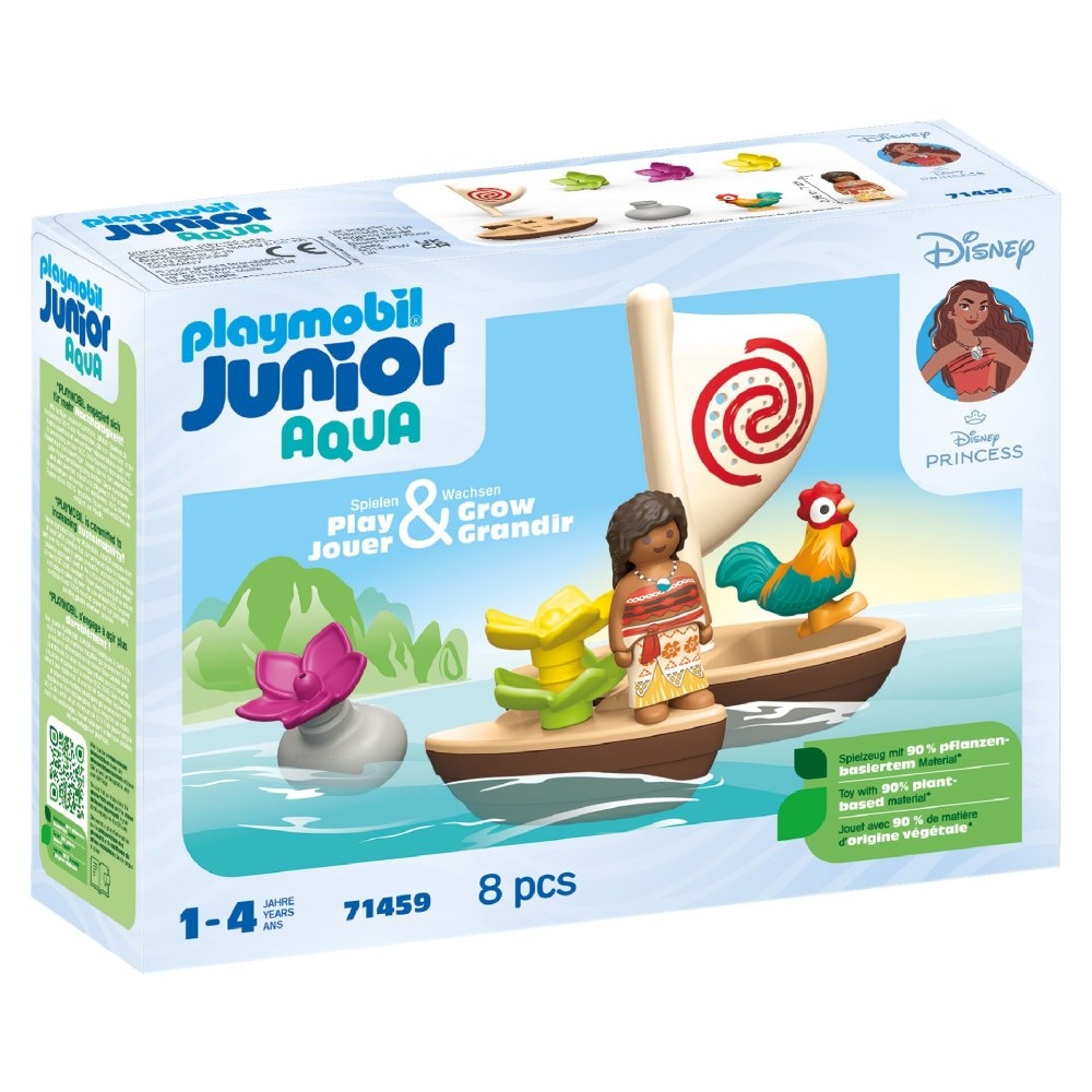 Playmobil Junior Disney - Barca cu vela a Moanei