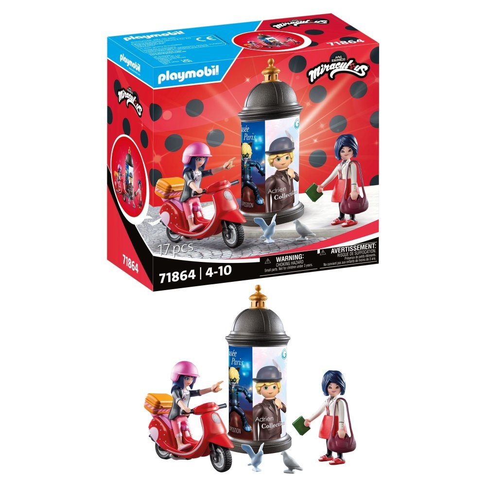 Playmobil - Miraculous Plimbare cu scuterul prin Paris