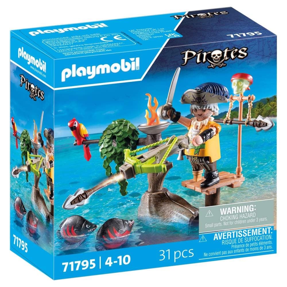 Playmobil - Pirat Playmobil cu balista - 1 | YEO