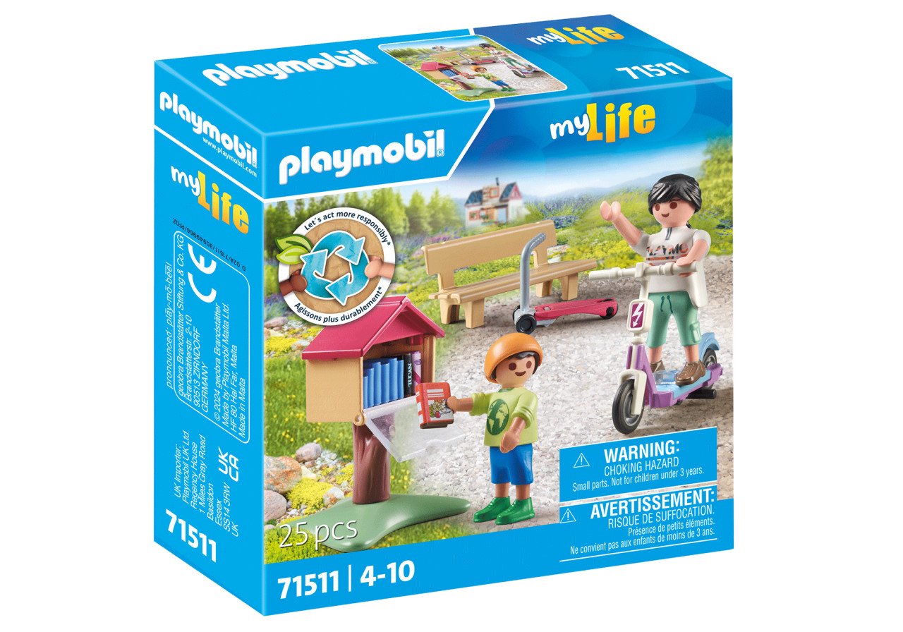 Playmobil-SCHIMB DE CARTI PENTRU PASIONATII DE LECTURA