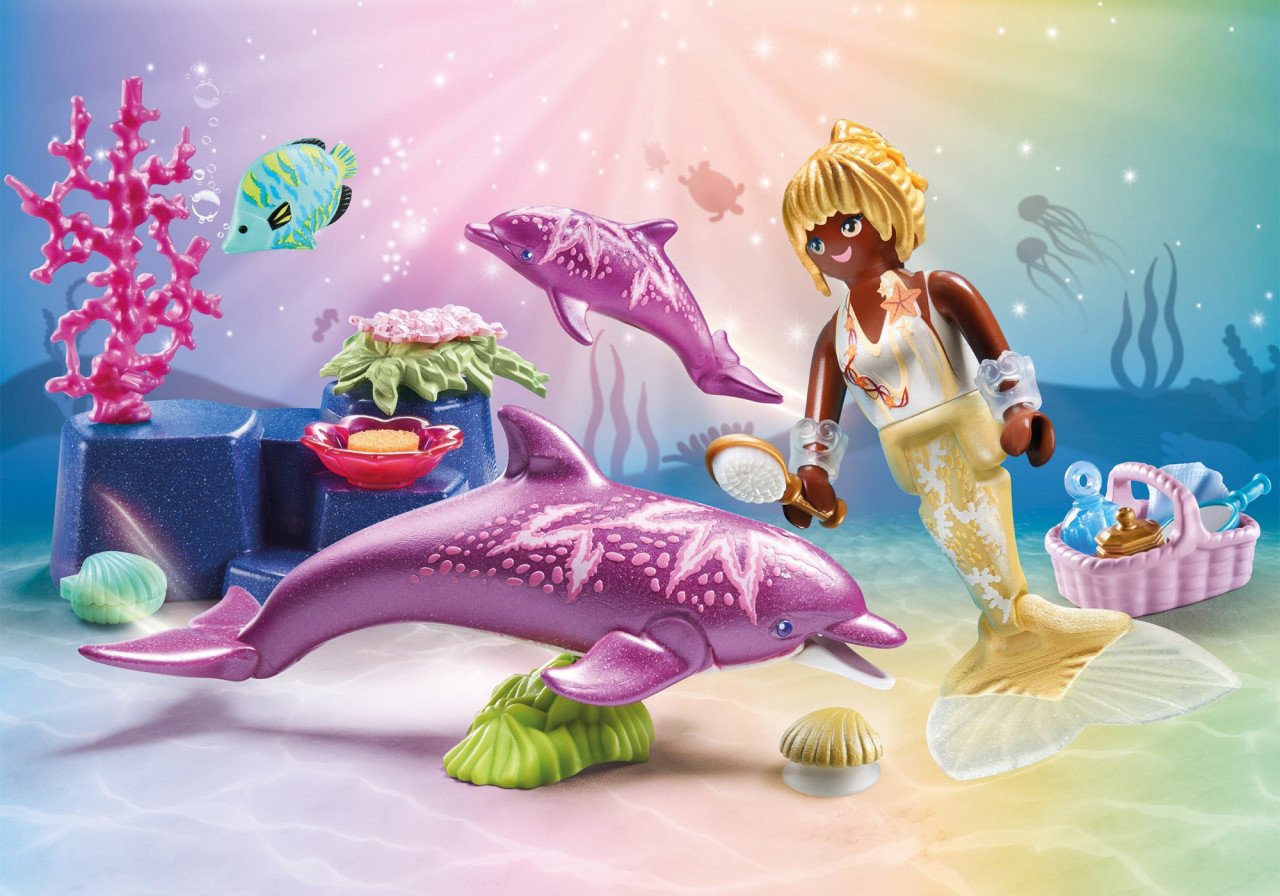 Playmobil-SIRENA CU DELFINI - 2 | YEO