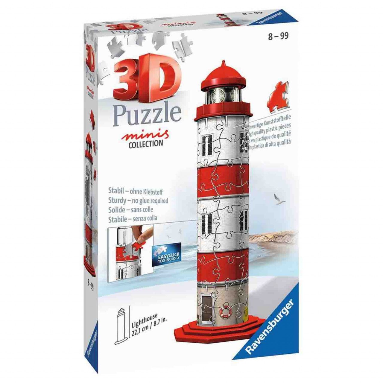 Puzzle 3D Mini Lighthouse, 54 Piese