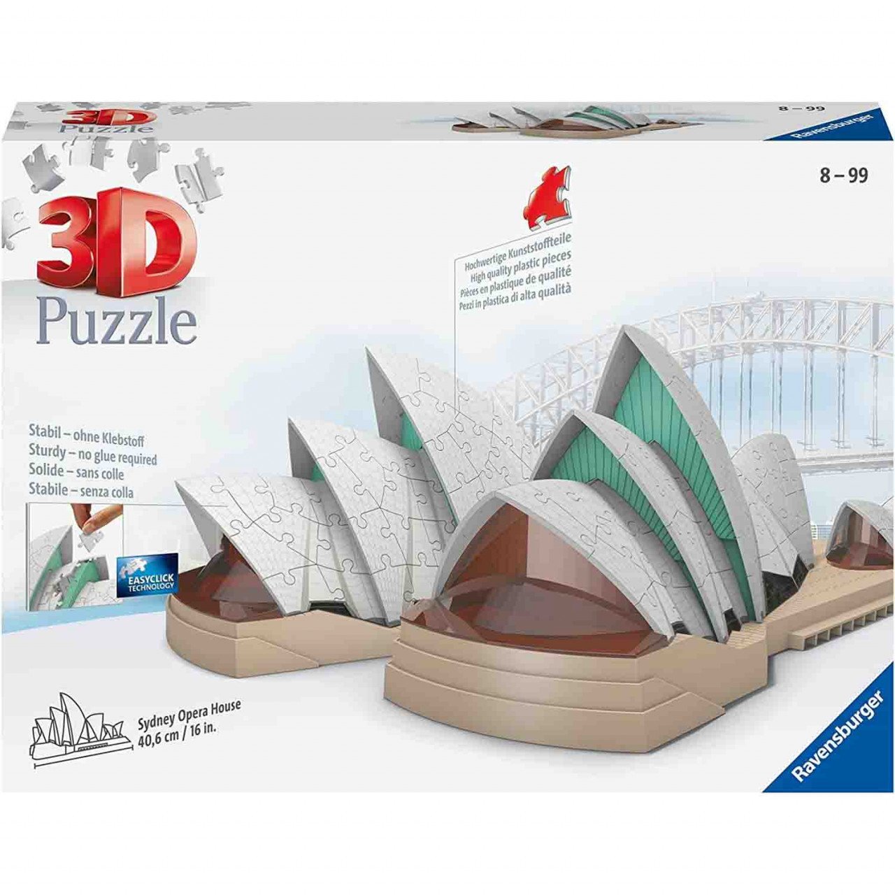 Puzzle 3D Opera Sydney, 216 Piese - 2 | YEO