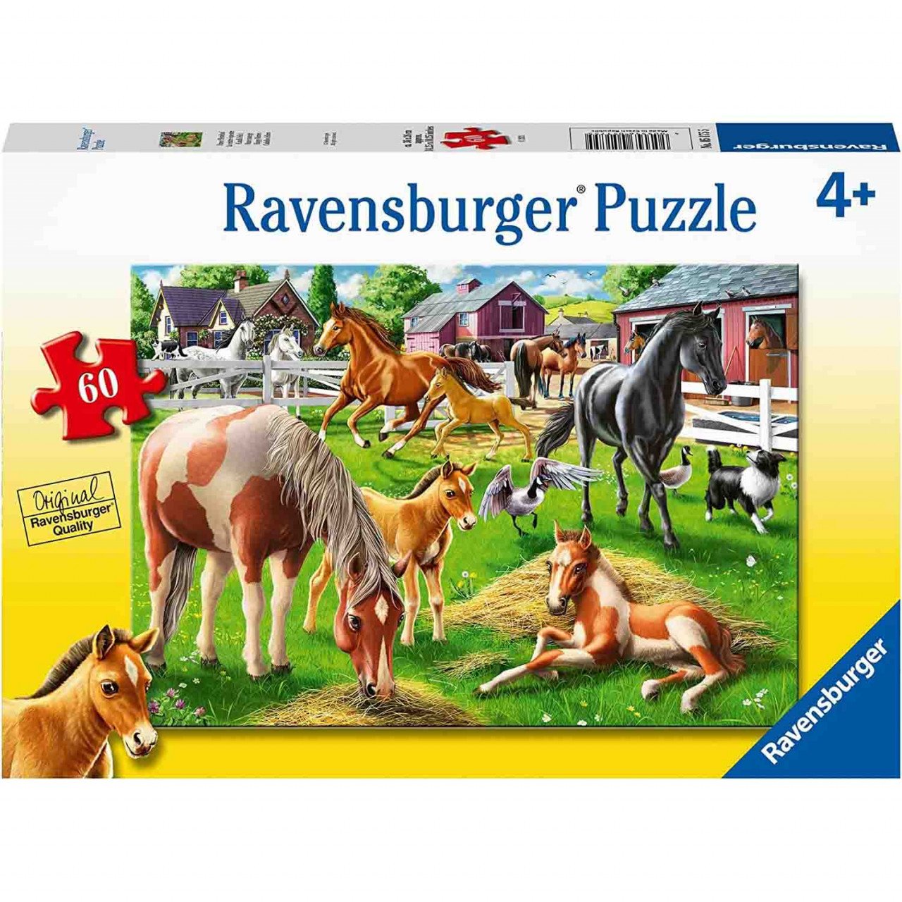 Puzzle Cai, 60 Piese