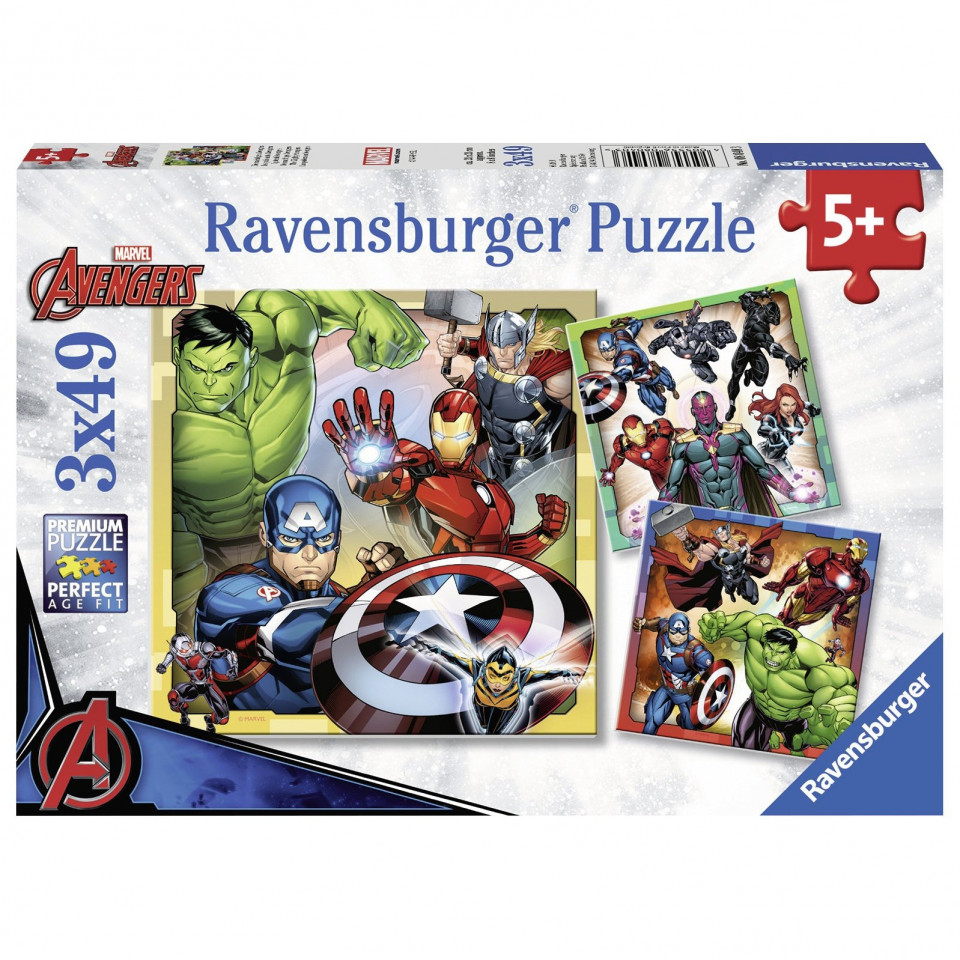 Puzzle Marvel Avengers 3X49 Piese - 1 | YEO