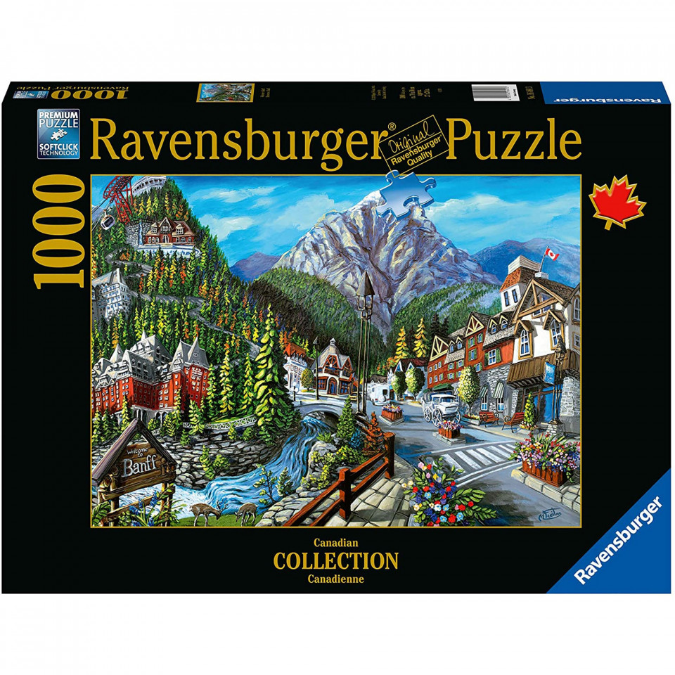 Puzzle Orasul Banff, 1000 Piese