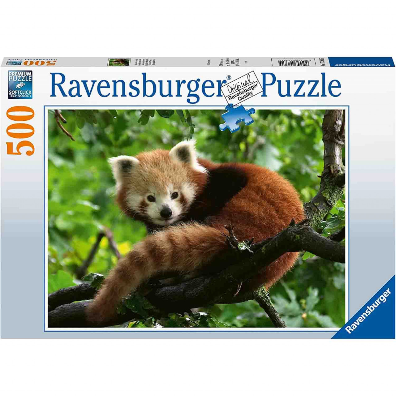 Puzzle Panda Rosu, 500 Piese