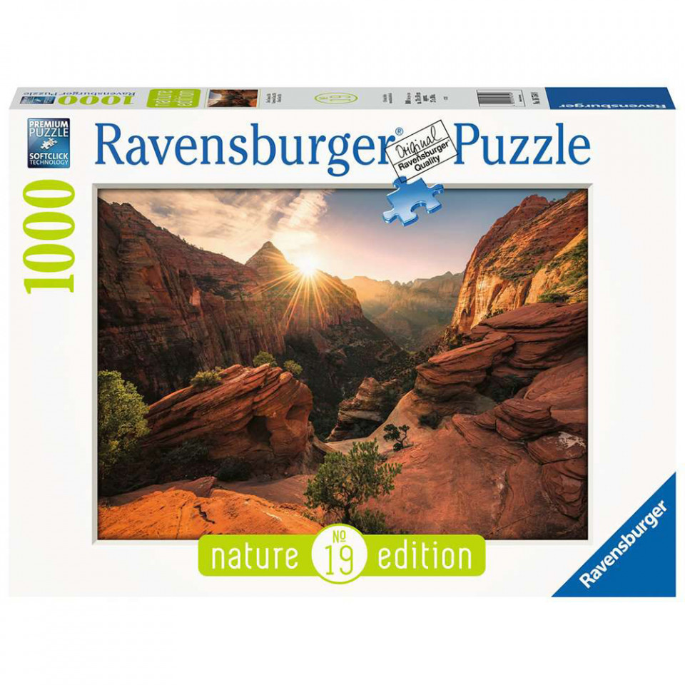 Puzzle Parcul National Zion Sua, 1000 Piese - 1 | YEO