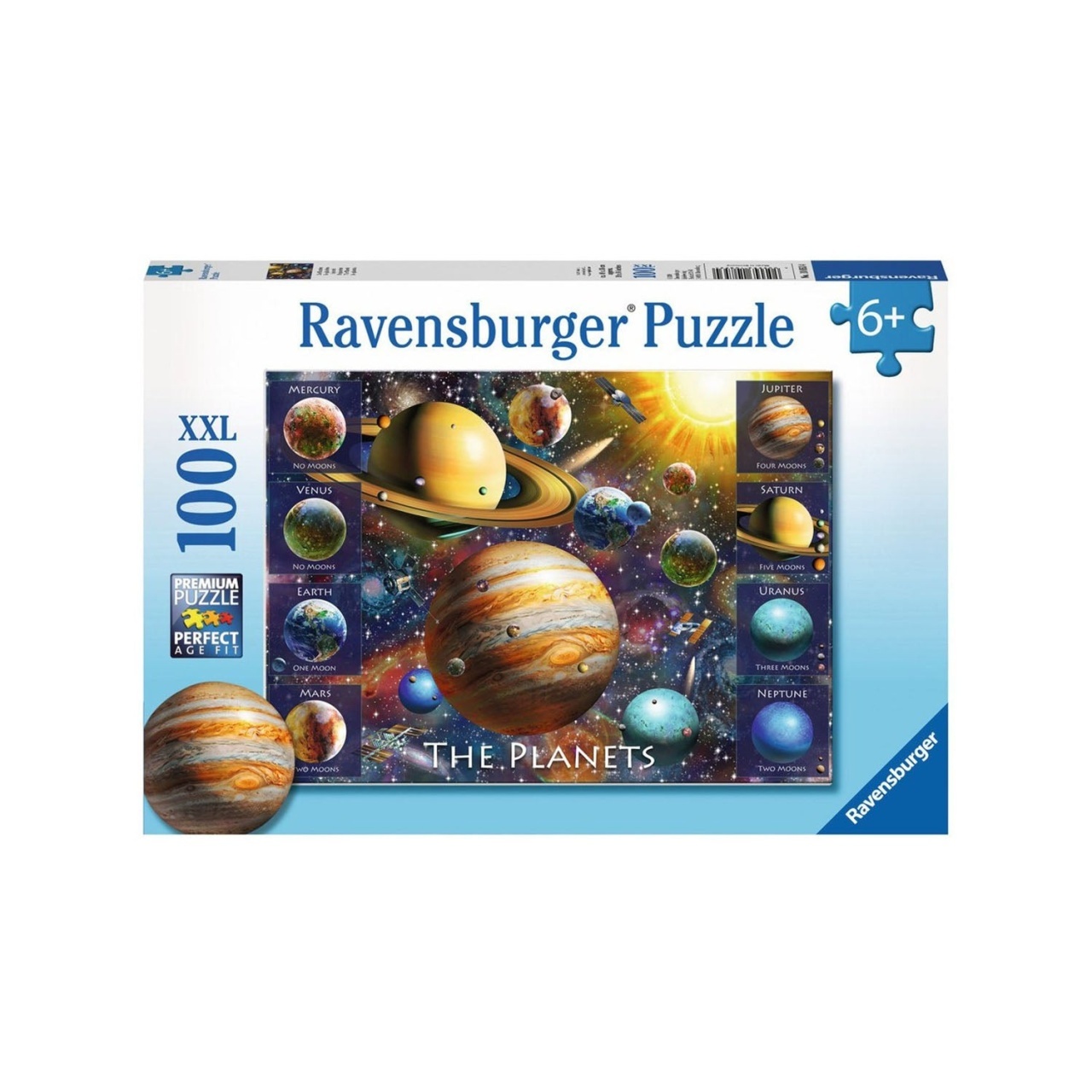 Puzzle Planete, 100 Piese