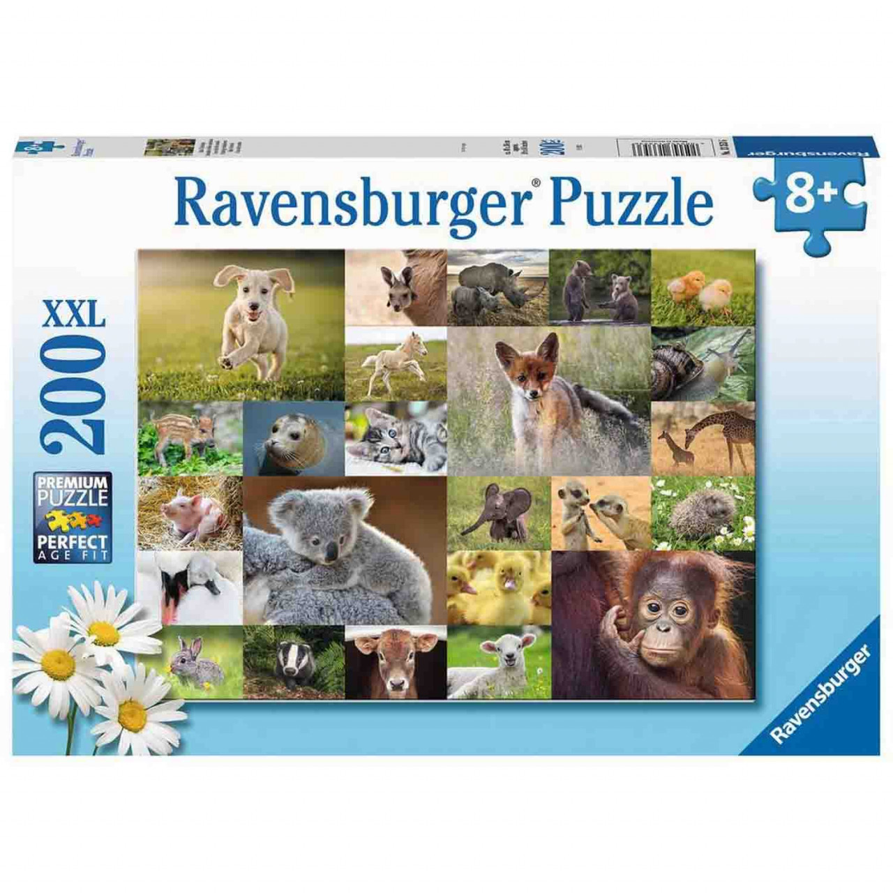 Puzzle Pui De Animale, 200 Piese