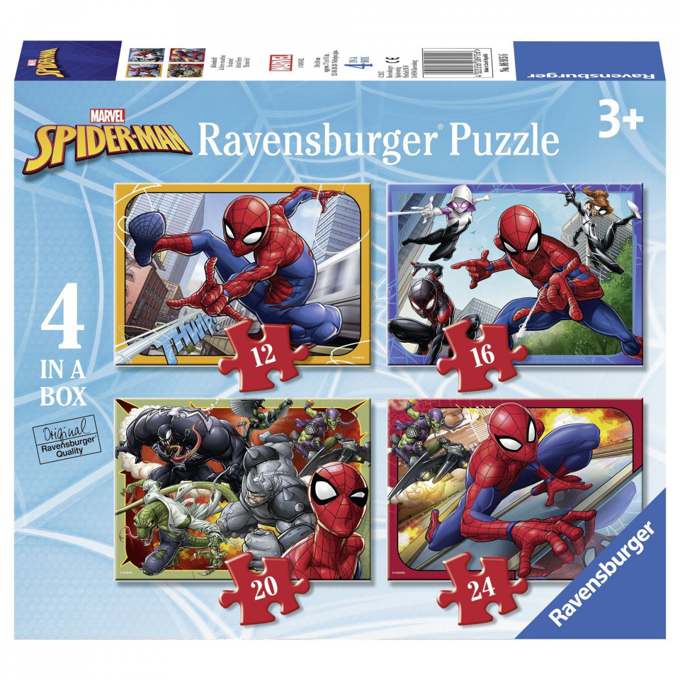 Puzzle Spider-Man, 12/16/20/24 Piese - 1 | YEO