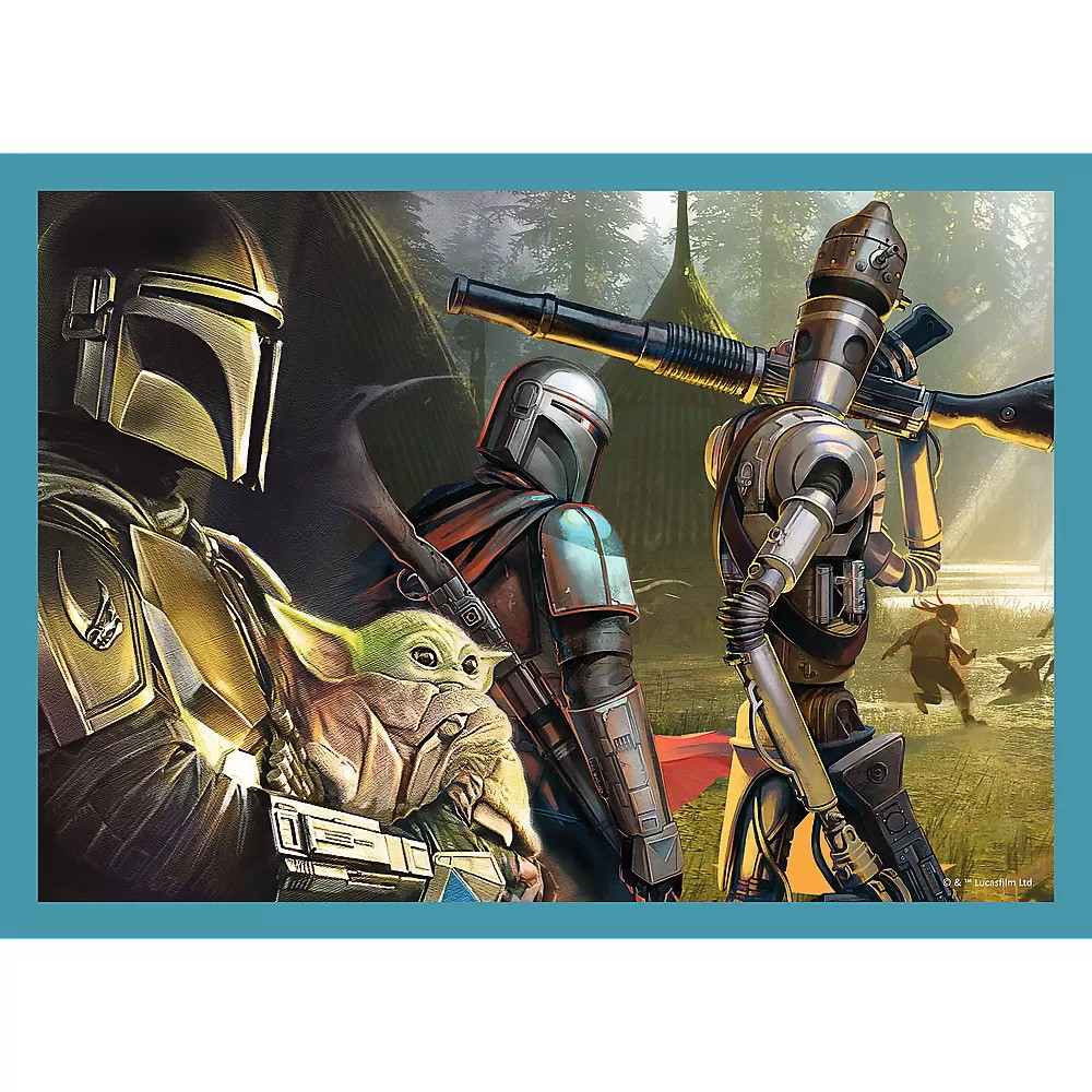 Puzzle Trefl 4In1 Star Wars - Mandalorianul - 3 | YEO