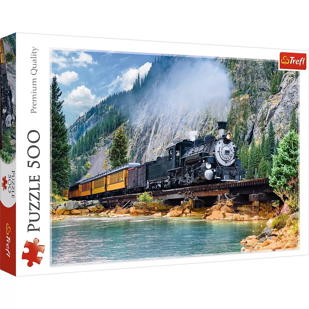 Puzzle Trefl 500 Tren Prin Munti