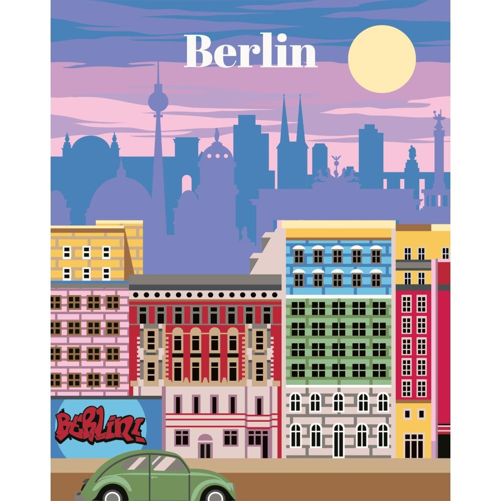 Ravensburger - CreArt pictura pe numere pentru adulti Berlin - 2 | YEO