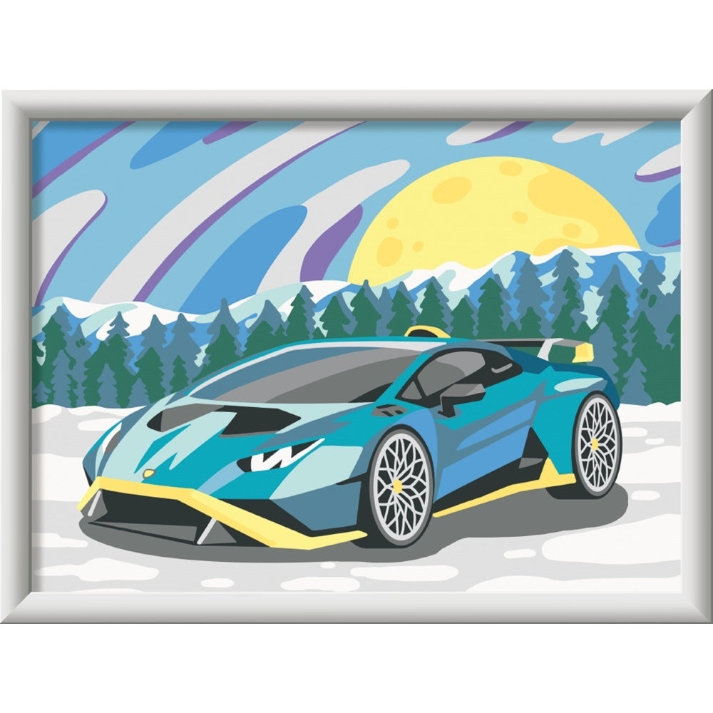 Ravensburger - CreArt pictura pe numere pentru copii Lamborghini - 2 | YEO